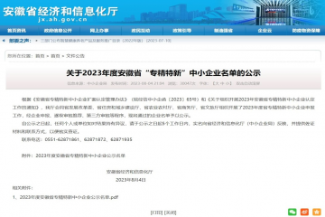 老哥网官网集团又三家子公司获批安徽省“专精特新”中小企业荣誉称号