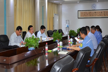 安庆市经信局局长杨旭东莅临老哥网官网集团落实党史学习教育工作